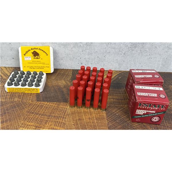 .410ga Shotgun Shells and .50 Cal Bullets