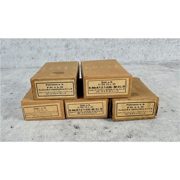 75 Rounds of WW2 German 8mm Mauser Rifle Ammo