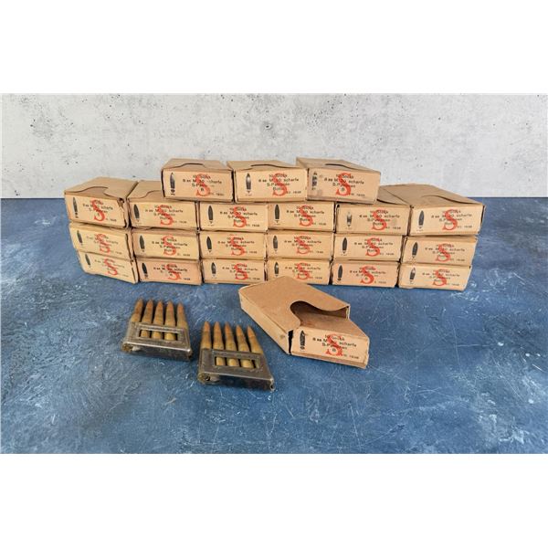 220 Rounds of WW2 German 8mm Mauser Rifle Ammo