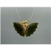 Image 1 : Alaskan Green Jade Butterfly Brooch