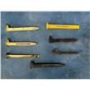 Collection of Chicago Milwaukee Railroad Spikes