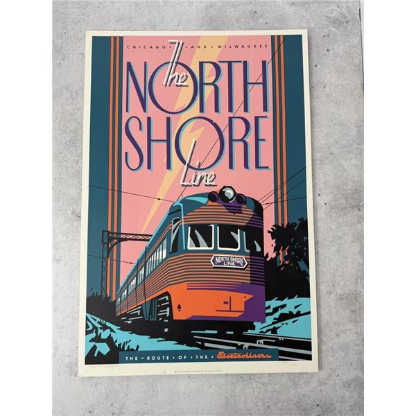 The North Shore Line Railroad Electrolilner Print