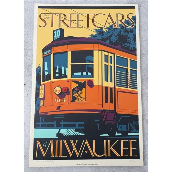 The Street Cars of Milwaukee Railroad Print
