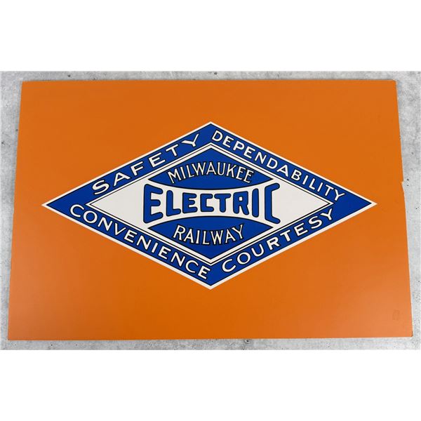 Milwaukee Electric Railway Sign
