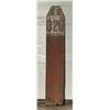 Image 1 : Wood Railroad Bridge Marker Sign Post