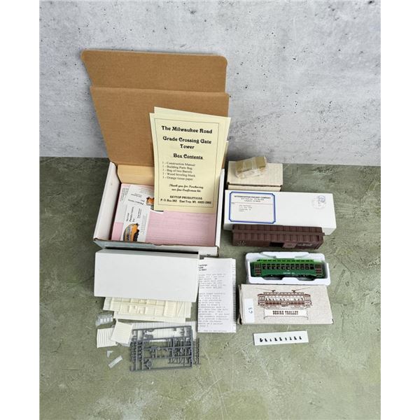 Collection of HO Scale Model Kits