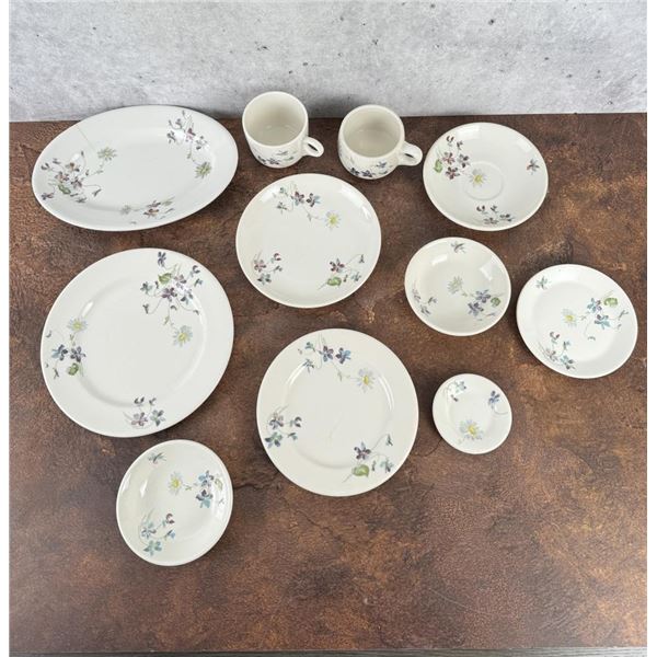 Chicago Burlington Quincy Dining Car China