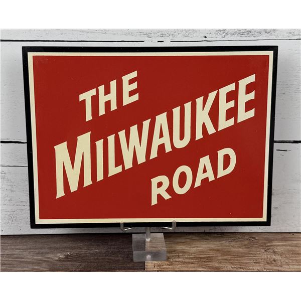 The Milwaukee Road Railroad Sign