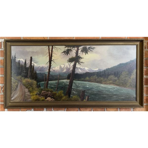 John Moore Glacier Park Montana Oil Painting
