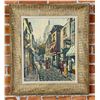 French Street Scene Oil Painting