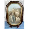 Antique Tinted Montana Cowboy Photo