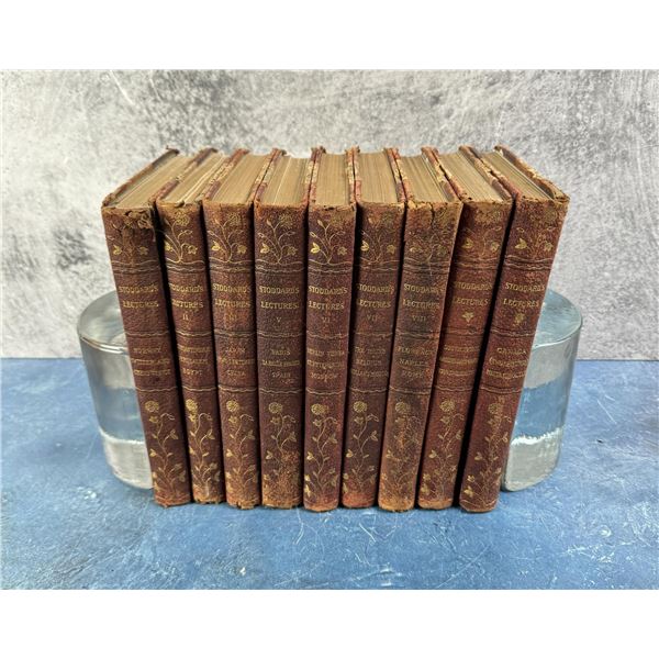 Stoddard's Lectures Nine Book Lot