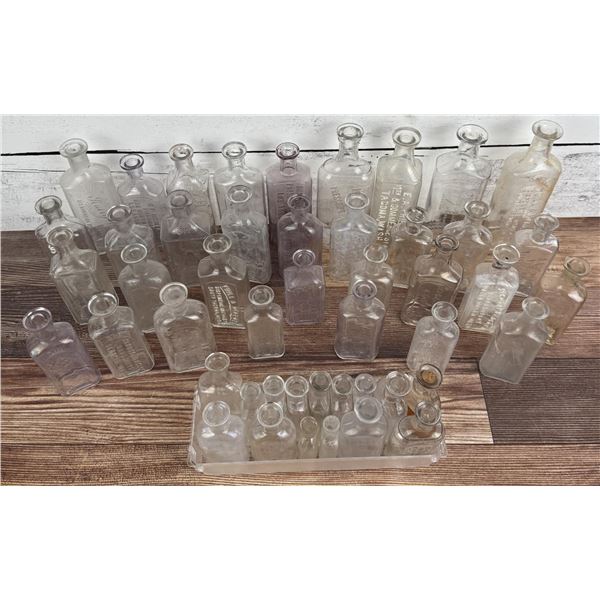 Antique Washington Apothecary Pharmacy Bottles