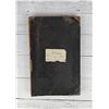 Antique Fire Insurance San Francisco Ledger Book