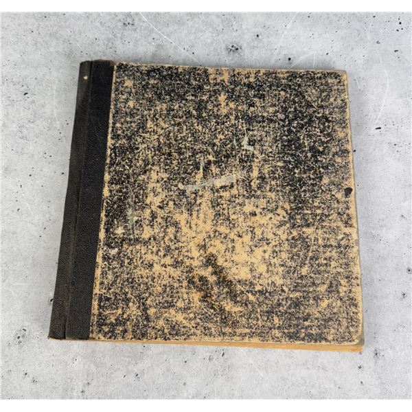 Antique Virginia City Montana Check Ledger
