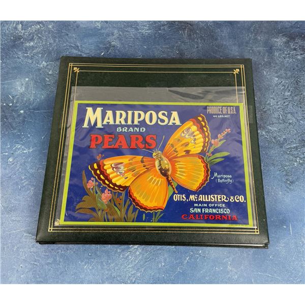 Collection of Antique Fruit & Vegetable Labels
