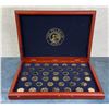 Image 1 : Franklin Mint Gold Plated Dollar Coins Set
