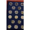 Image 6 : Franklin Mint Gold Plated Dollar Coins Set