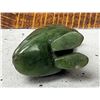 Image 3 : Alaskan Eskimo Inuit Carved Nephrite Jade Puffin
