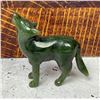 Image 1 : Alaskan Eskimo Inuit Carved Nephrite Jade Coyote