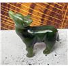 Image 1 : Alaskan Eskimo Inuit Carved Nephrite Jade Coyote