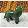 Image 2 : Alaskan Eskimo Inuit Carved Nephrite Jade Coyote