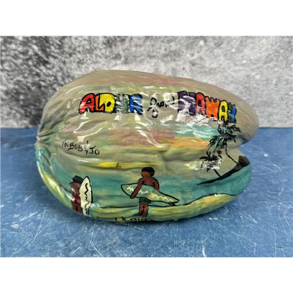 Hawaii Souvenir Painted Coconut