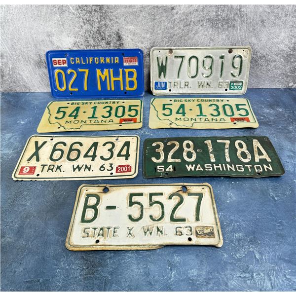 Collection Of License Plates