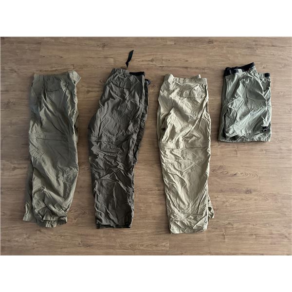 Group Of Fishing Pants Shorts