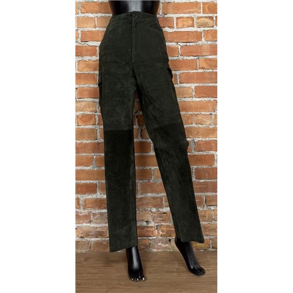 Saks Fifth Avenue Folio Suede Leather Pants