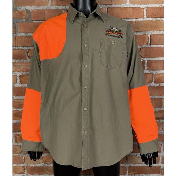 Columbia Blaze Orange Shooting Shirt