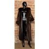 Noble Furs Mink Trimmed Ostrich Leather Jacket