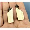 Image 2 : Scrimshaw Alaskan Inuit Eskimo Earrings