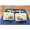 Image 2 : Scrimshaw Alaskan Inuit Eskimo Cuff Links