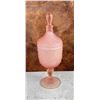 Image 2 : Pink Frosted Glass Candy Dish
