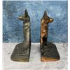 Image 2 : Cast Iron Belgian Malinois Dog Bookends