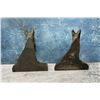 Image 3 : Cast Iron Belgian Malinois Dog Bookends