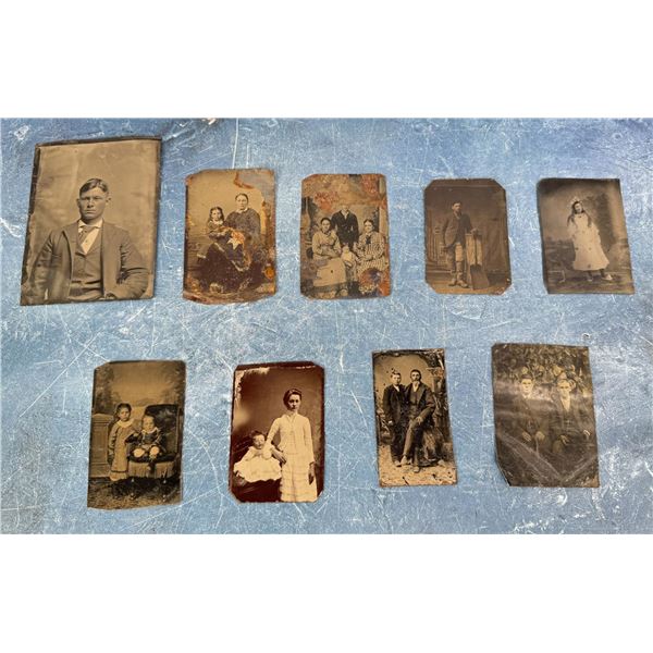 Collection of Antique Tintype Photos