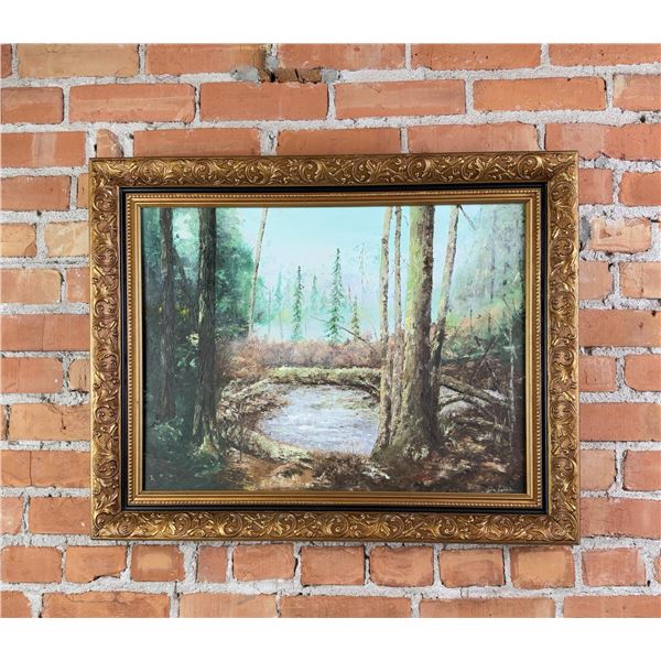 Lila Synch Oil Painting