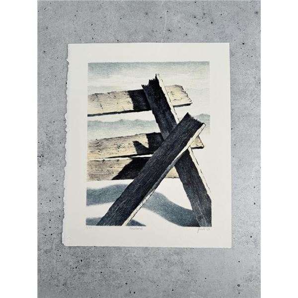 Jim Jereb Weathered Etching