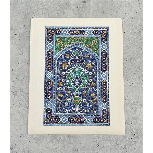 Sharipov Samarkand Tile Painting