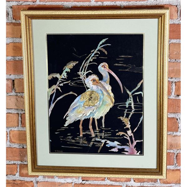 R. Owens Ibis Painting
