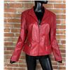 Image 1 : Red Tribal Leather Jacket