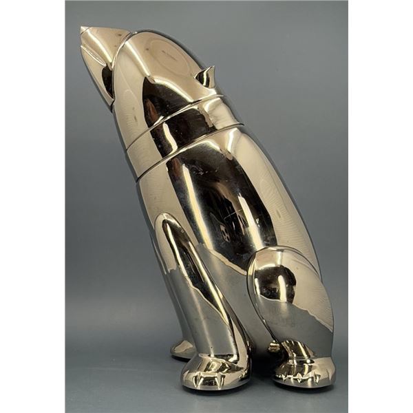 Art Deco Polar Bear Cocktail Shaker