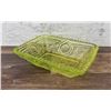 Image 2 : Mosser Vaseline Uranium Glass Relish Dish