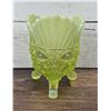 Image 3 : Mosser Uranium Vaseline Glass Eye Winker Spooner