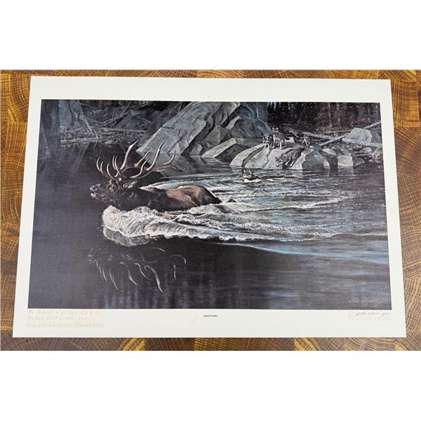 C.E. Monroe Sanctuary for the Chase Print