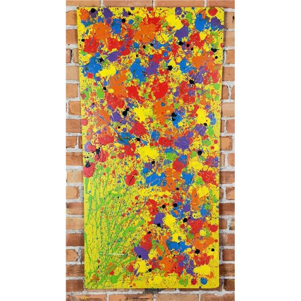 Painting in the Manner of Jackson Pollock