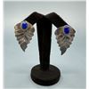 Navajo Sterling Silver Lapis Lazuli Earrings