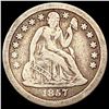 Image 1 : 1857-O Seated Liberty Dime NICELY CIRCULATED